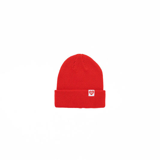 Human Made Ribbed-knit Beanie Red