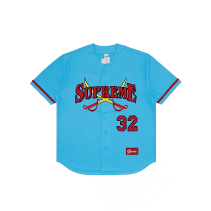 Supreme Swords Baseball Jersey Blue