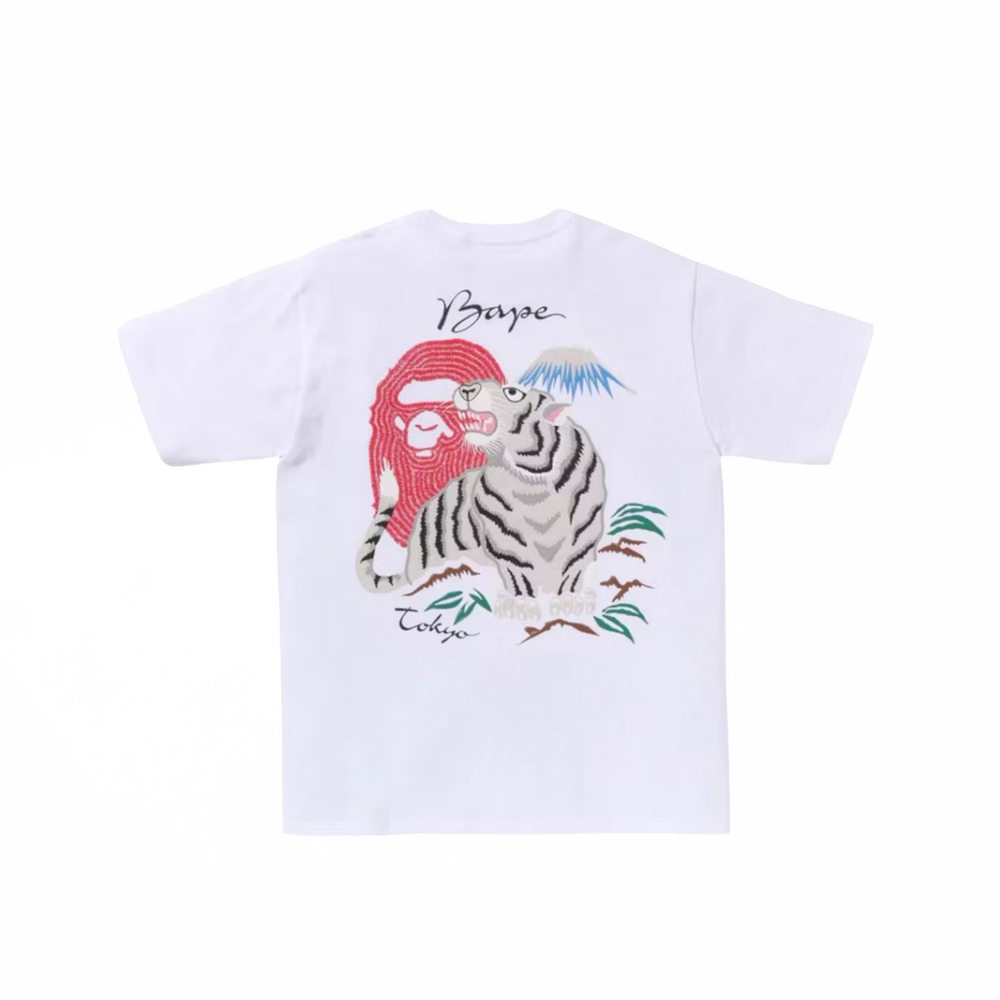 Bape Tiger Souvenir Tee White