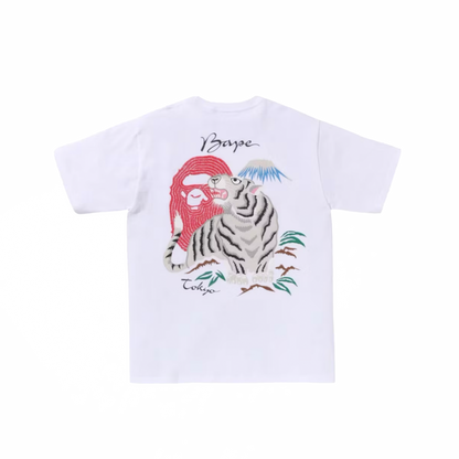 Bape Tiger Souvenir Tee White