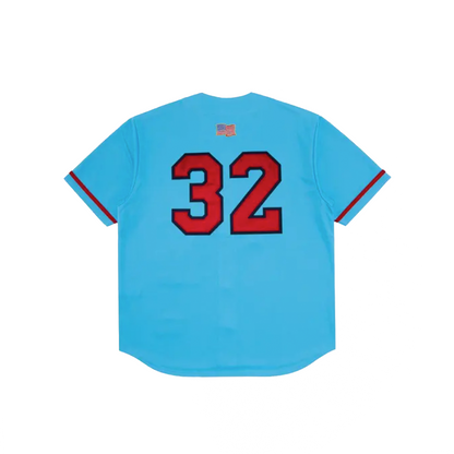 Supreme Swords Baseball Jersey Blue