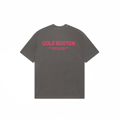 Cole Buxton Sportswear T-Shirt Og Washed Black/Pink