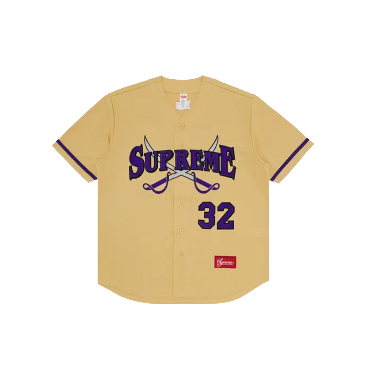 Supreme Swords Baseball Jersey Gold