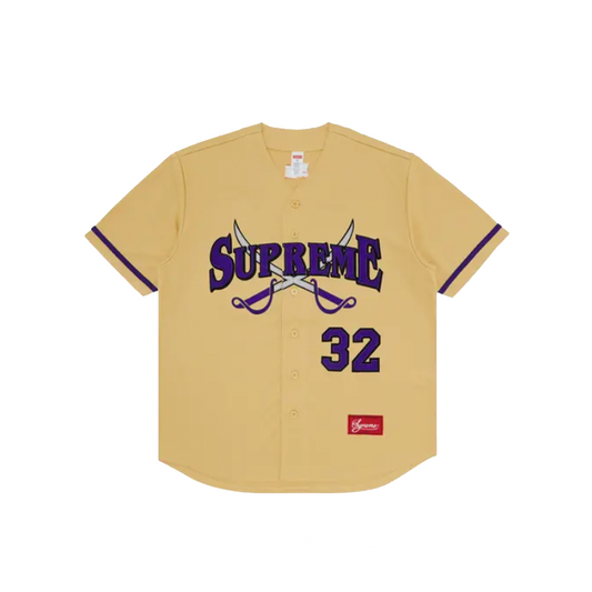 Supreme Swords Baseball Jersey Gold