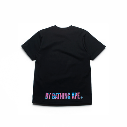 Bathing Ape Liquid Camo Ape Face STA Tee Black Pink