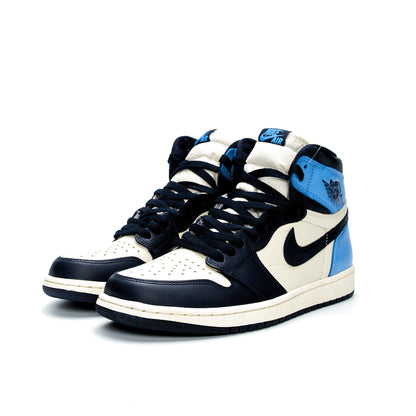 Jordan 1 Retro High Obsidian UNC