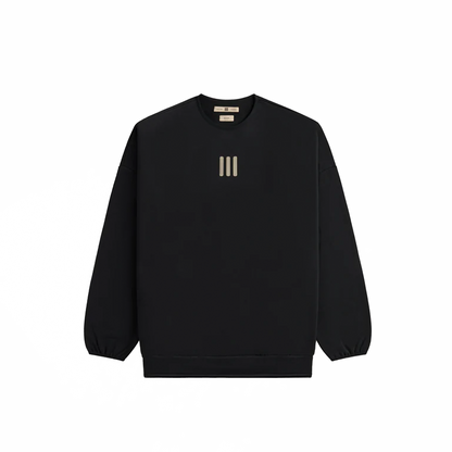 Adidas Fear of God Athletics Suede Fleece Crewneck Black