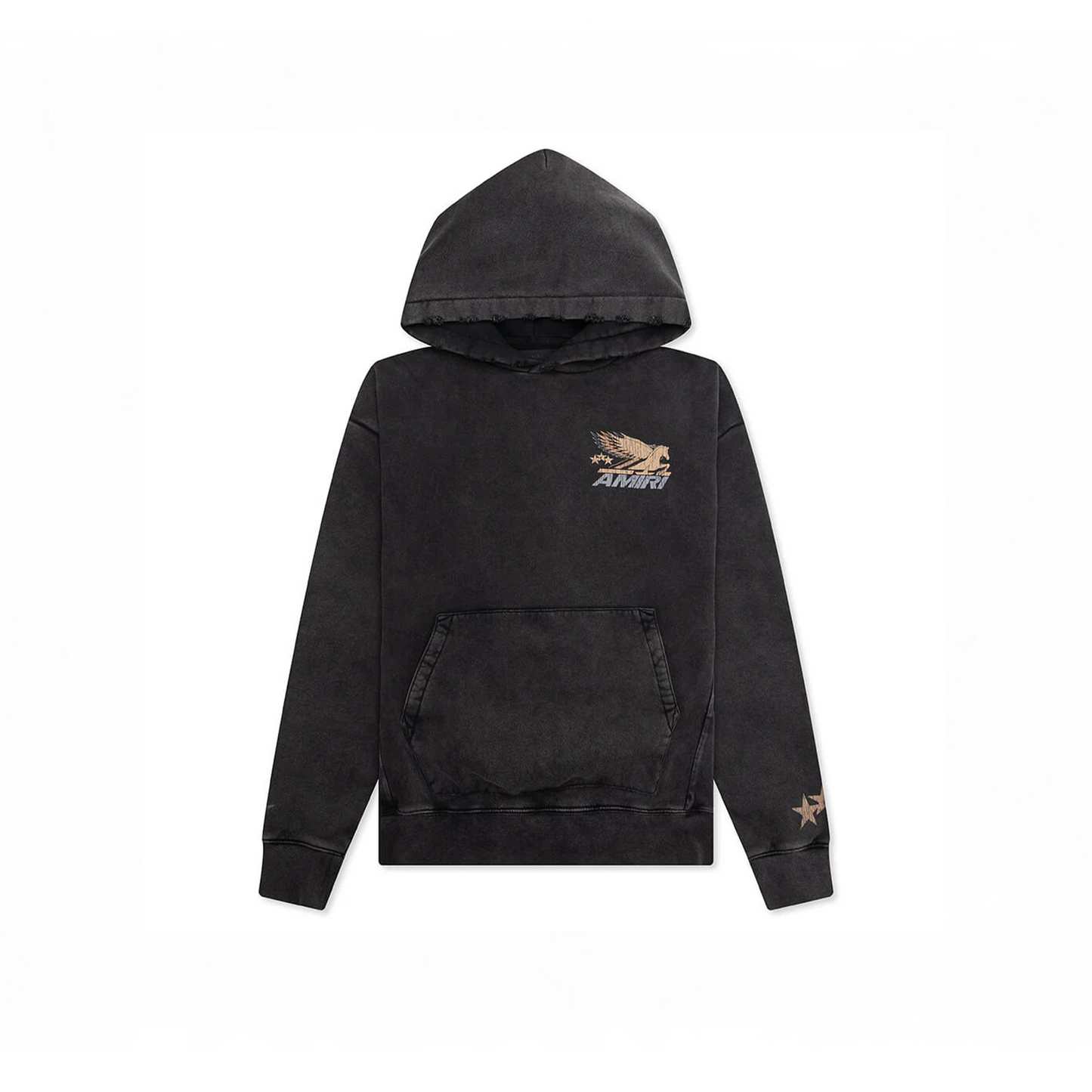 Amiri Vintage Pegasus Hoodie Black