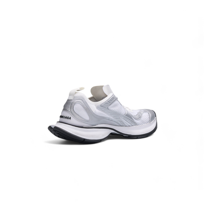 Balenciaga Men's Circuit Sneaker in White/silver