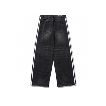 Balenciaga x adidas Large Baggy Pants Black