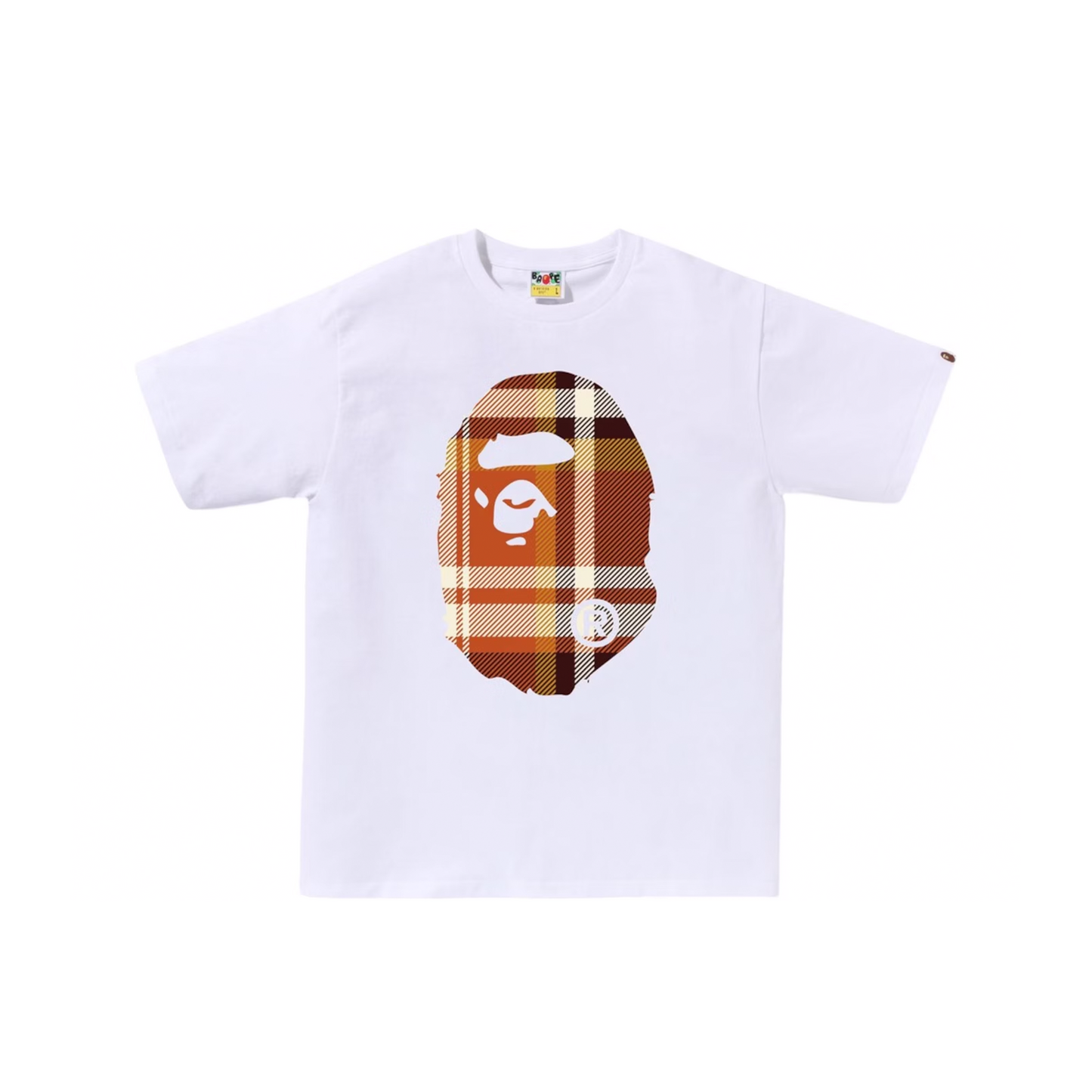 Bape White Check Big Ape White