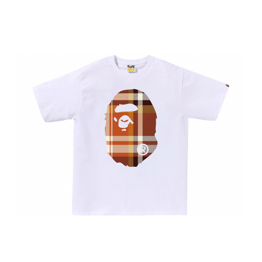 Bape White Check Big Ape White