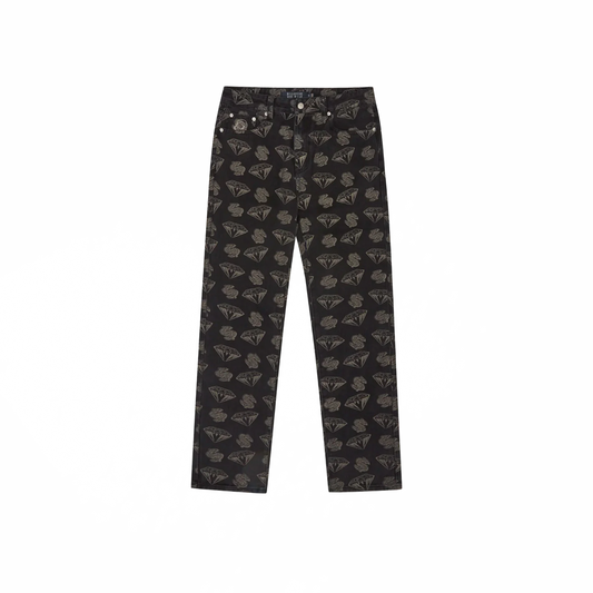 Billionaire Boys Club Diamond & Dollars Denim Pants Black