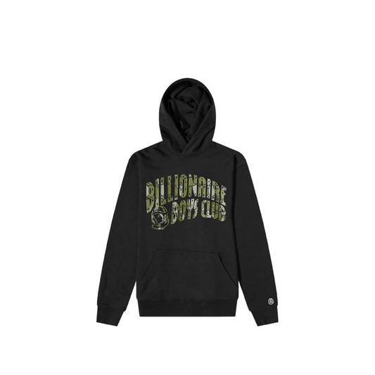 Billionaire Boys Club Gator Camo Arch Logo Popover Hoodie Black