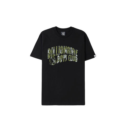 Billionaire Boys Club Gator Camo Arch Logo T-Shirt Black