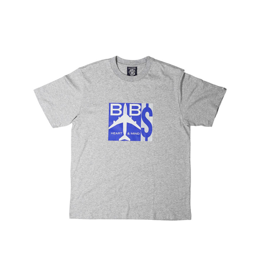 Billionaire Boys Club Postage Stamp T-Shirt Heather Grey