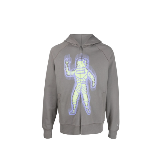 Billionaire Boys Club Standing Astro Zip Through Hoodie Grey