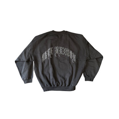 Cole Buxton Old English Sweatshirt Vintage Black