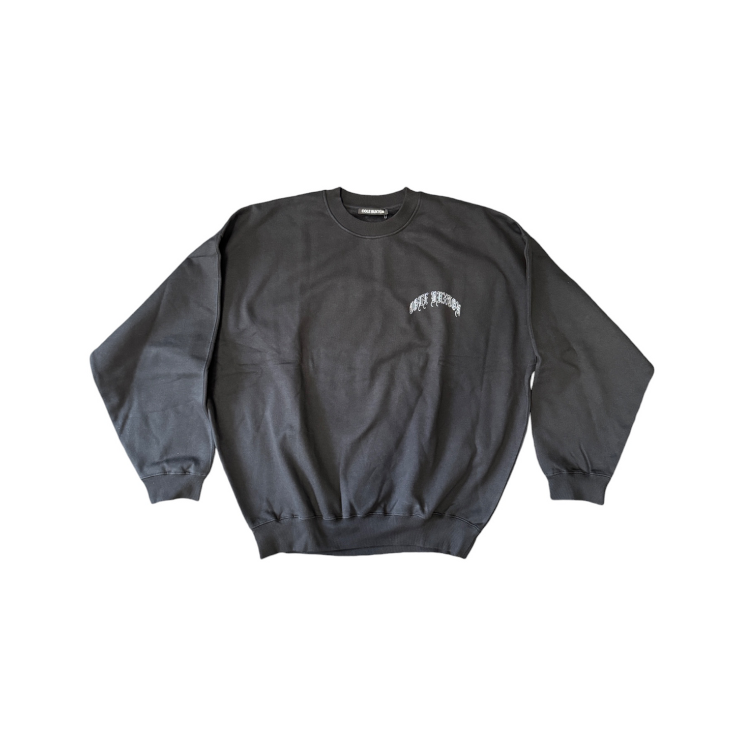 Cole Buxton Old English Sweatshirt Vintage Black