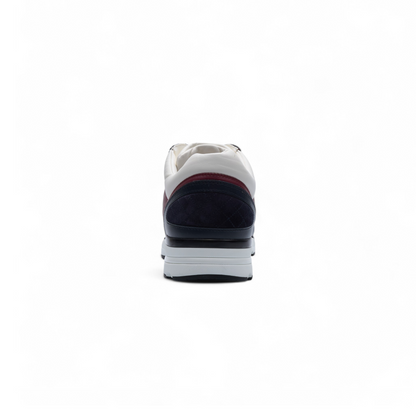 Chanel CC Leather Sneaker Red/Navy