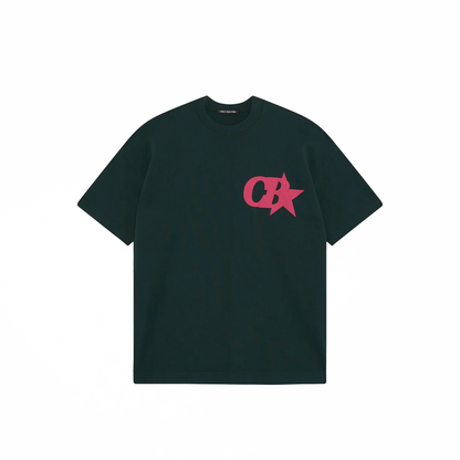 Cole Buxton CB Star T-Shirt Forest Green