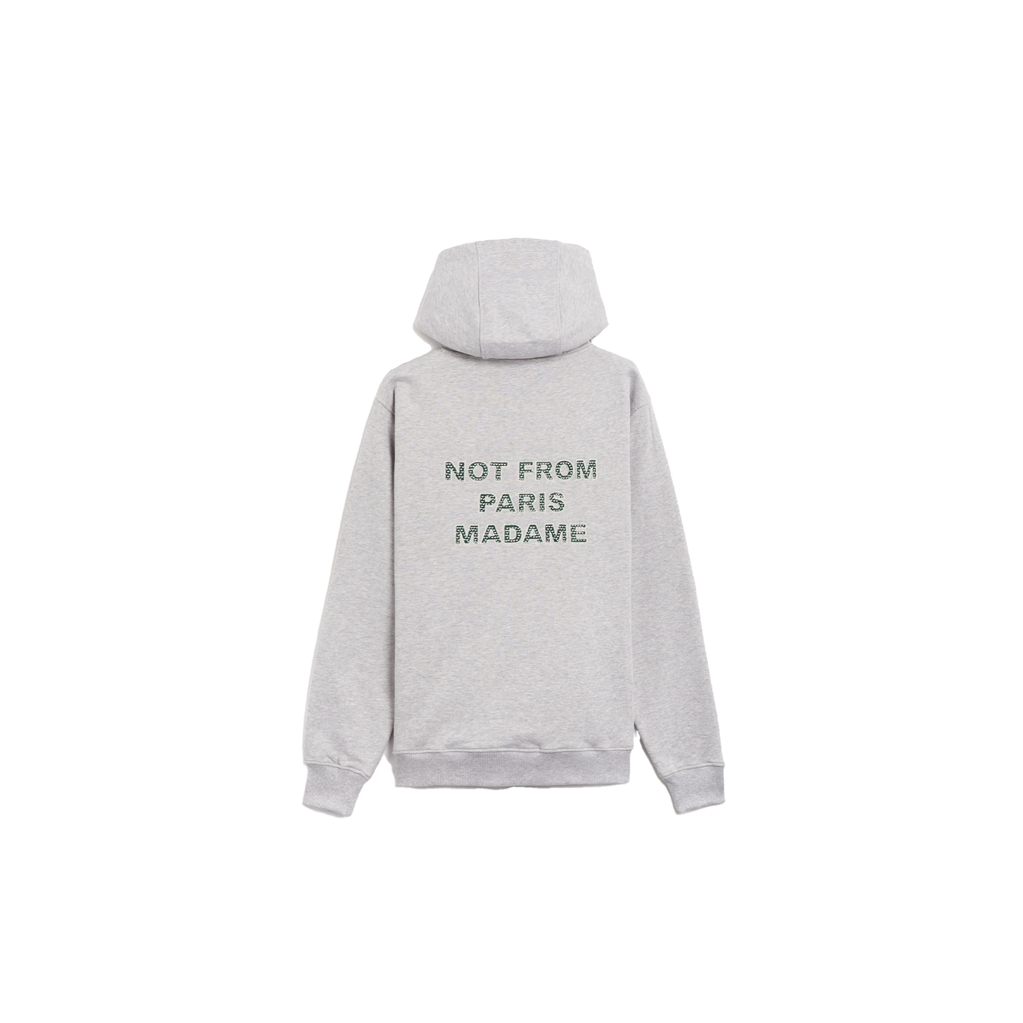 Drôle de Monsieur Not From Paris Madame Hoodie Grey