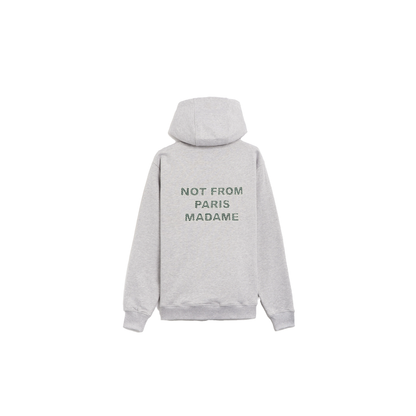 Drôle de Monsieur Not From Paris Madame Hoodie Grey