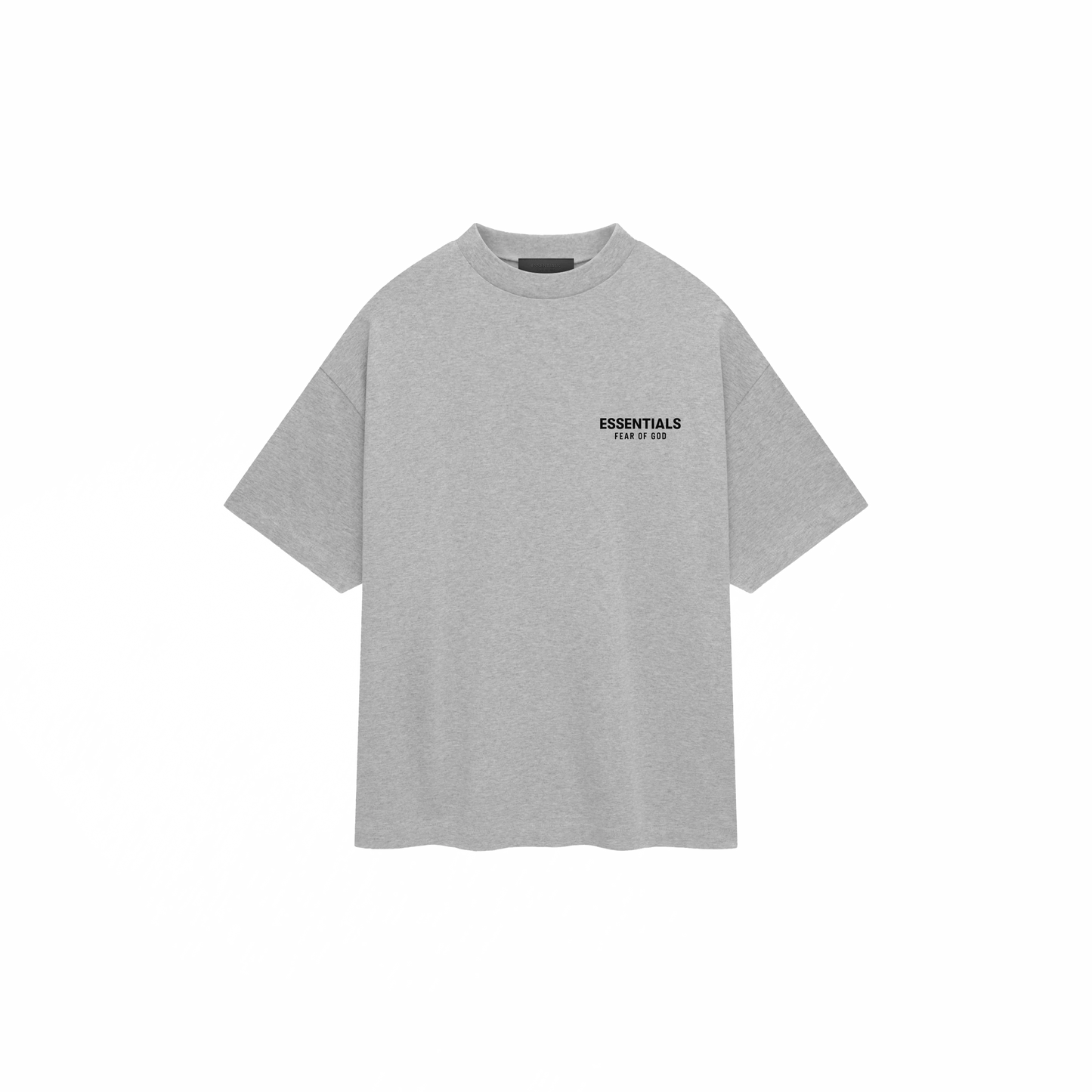 Fear Of God Essentials Jersey Crewneck T-Shirt Light Heather Grey