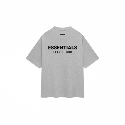 Fear Of God Essentials Jersey Crewneck T-Shirt Light Heather Grey