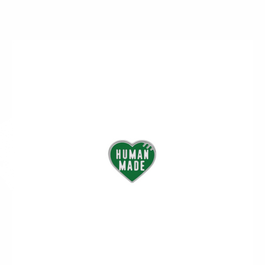 Human Made Heart Pin Green