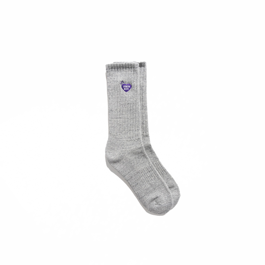 Human Made Pile Socks Grey/Purple