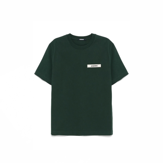 Jacquemus Le T-shirt Gros Grain Green