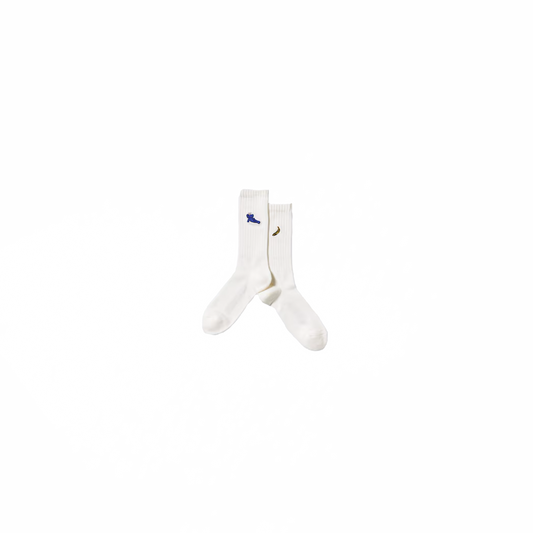 KAWS x Uniqlo Warhol 473504 Socks White