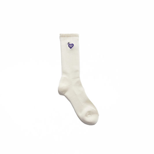 Human Made Pile Socks White/Purple