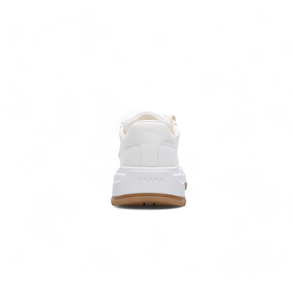 Prada Prax 01 Leather Sneakers Ivory