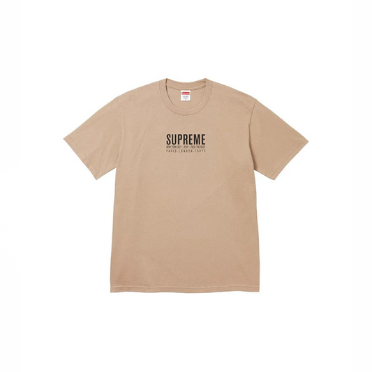 Supreme Paris Tee Khaki