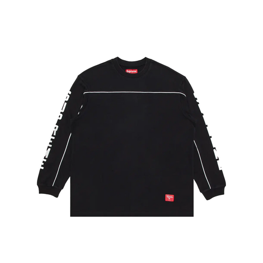 Supreme Stencil L/S Top Black