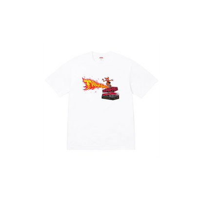Supreme Thrasher Back Tail Tee White