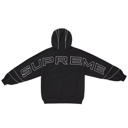 Supreme Paneled Hooded Sweatshirt (SS25) Black
