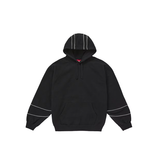 Supreme Paneled Hooded Sweatshirt (SS25) Black