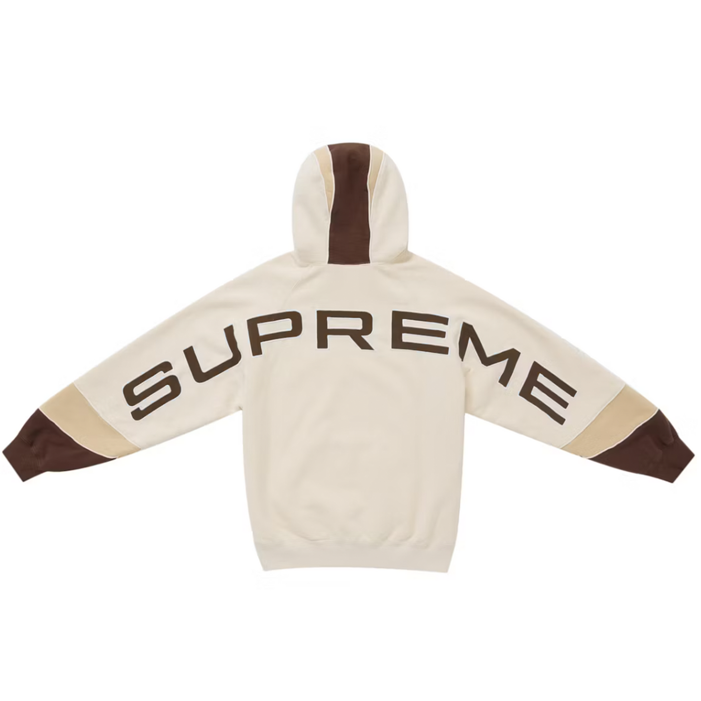 Supreme Paneled Hooded Sweatshirt (SS25) Natural