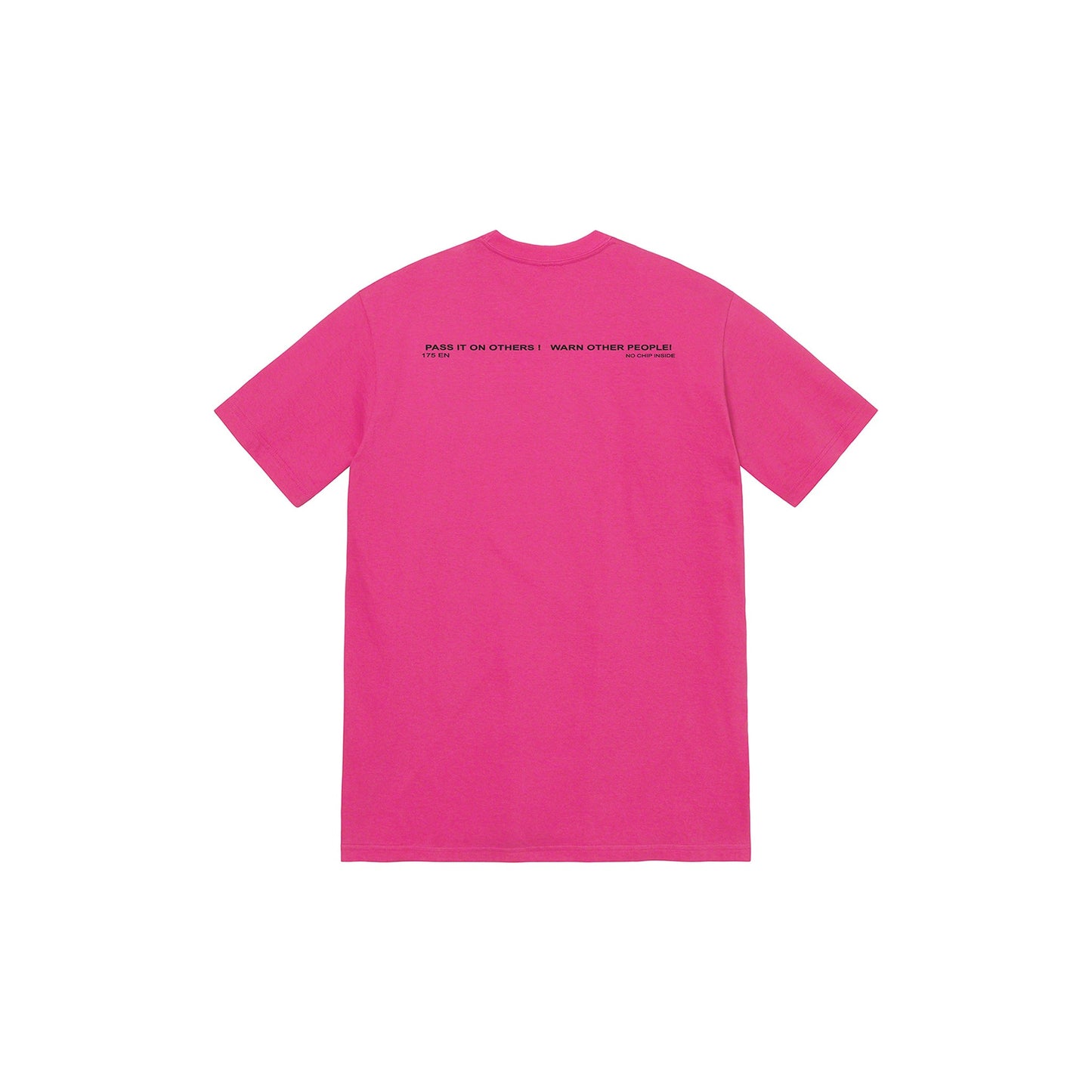 Supreme Warning Tee Magenta