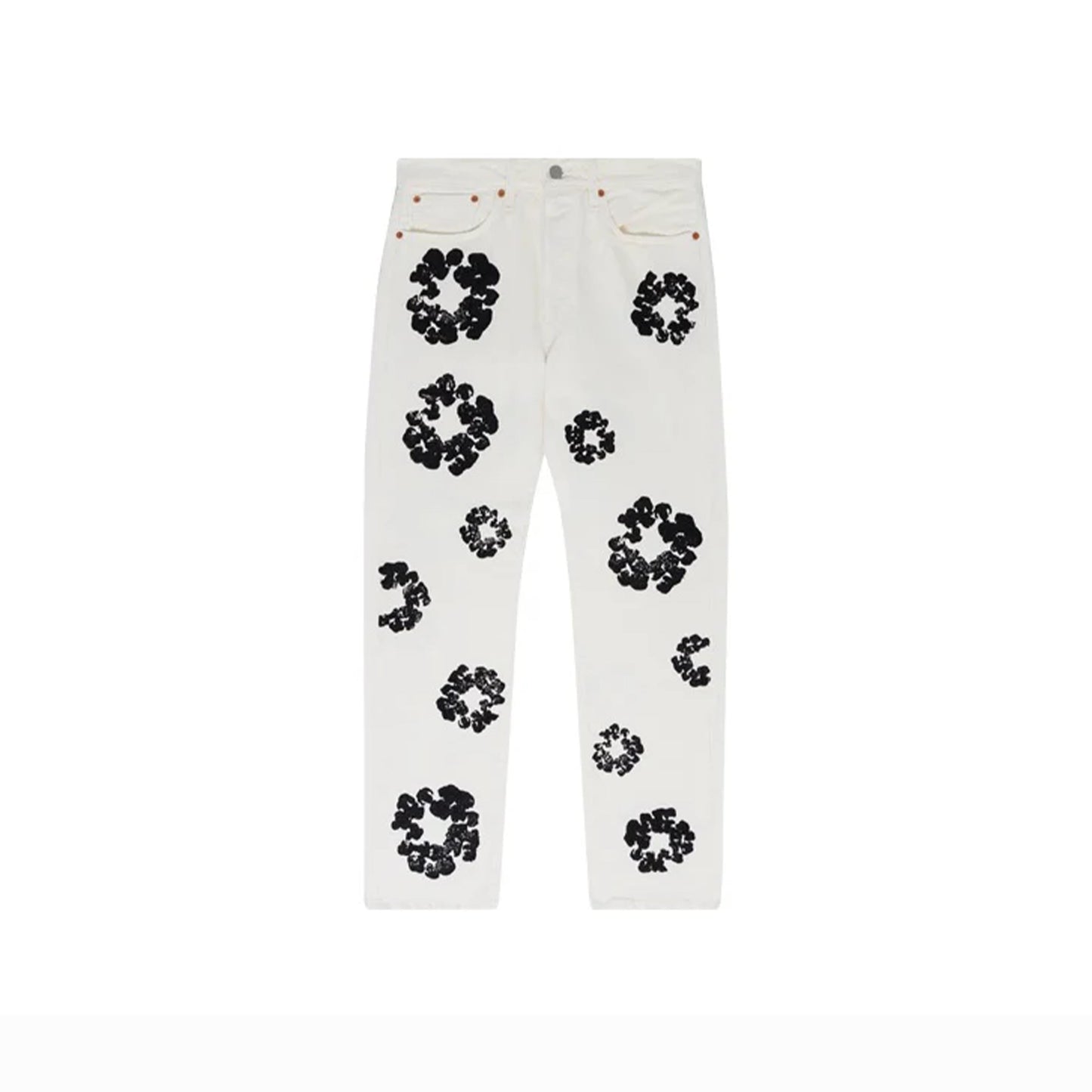 Denim Tears Cotton Wreath Jean White