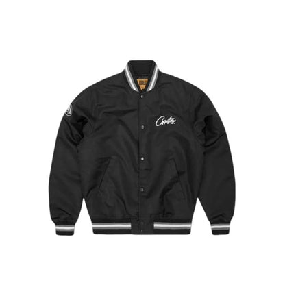 Corteiz Stadium Jacket Black