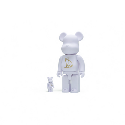 Bearbrick x OVO 100% & 400% Set Pearl White