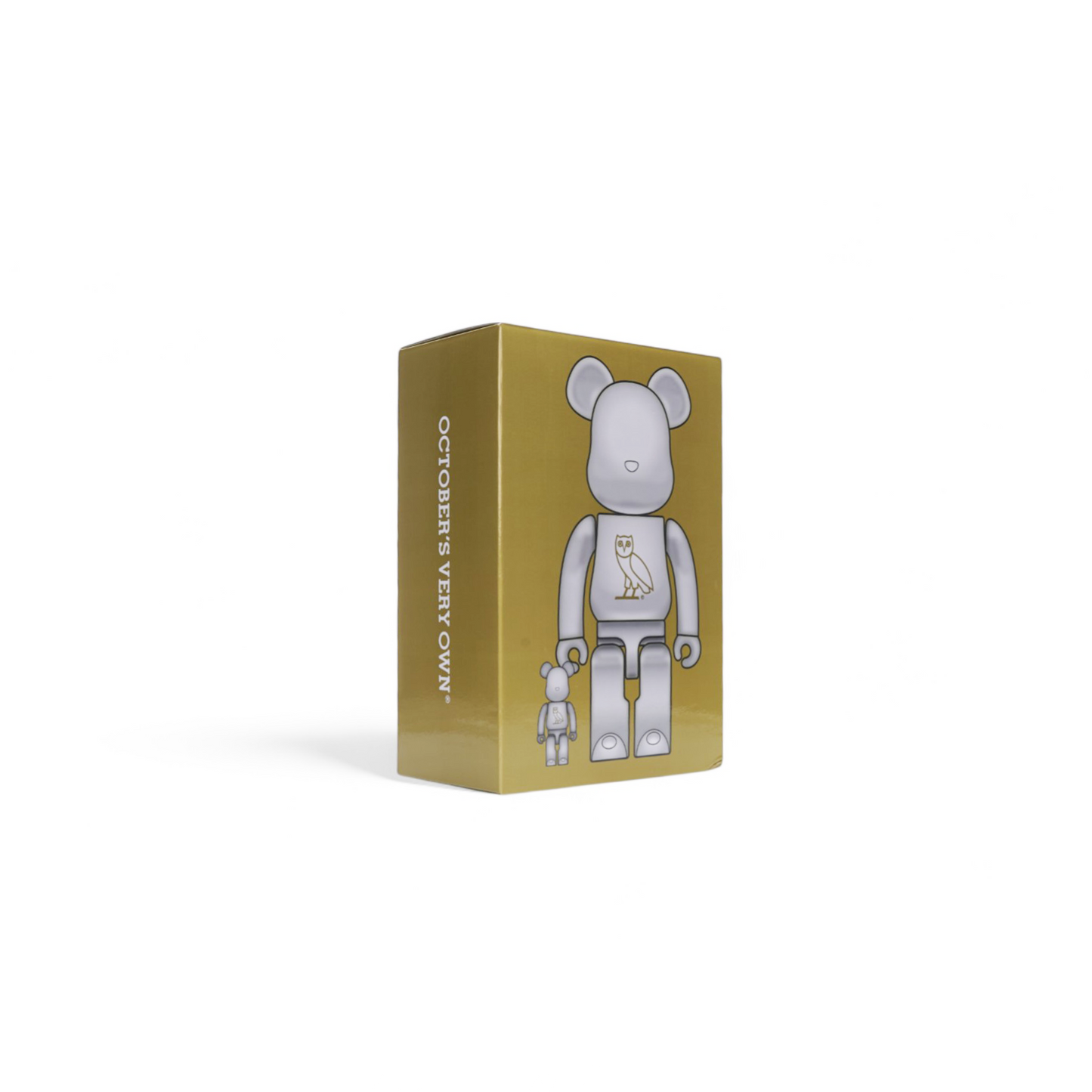 Bearbrick x OVO 100% & 400% Set Pearl White